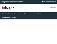 Tablet Screenshot of linkagegreece.com